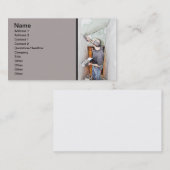 Mann-Raumklingtrommel Visitenkarte (Vorne/Hinten)