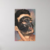 Mann Raven Leinwanddruck (Vorderseite)
