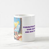 " MANN RETIRED AM STRAND " KAFFEETASSE (Mittel)