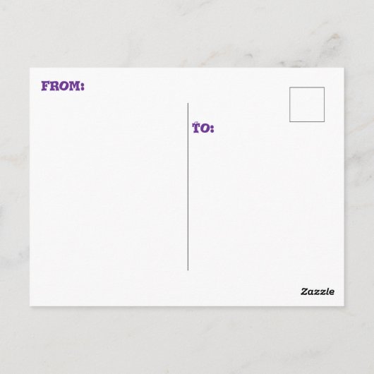 " MANN RETIRED AM STRAND " POSTKARTE (Rückseite)