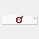 Mann RN Autoaufkleber (Vorne)