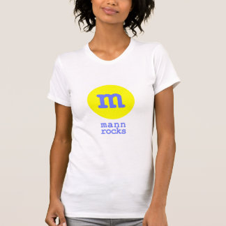 Mann schaukelt (weiß/Gelb/Blau) T-Shirt