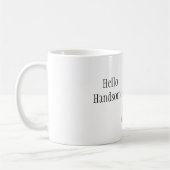 Mann Smoking Formal Rot Fliege Kaffeetasse (Links)
