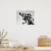 Mann spielt Fußball 3 Poster (Küche)