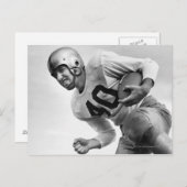 Mann spielt Fußball 3 Postkarte (Vorne/Hinten)