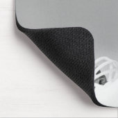Mann spielt Fußball Mousepad (Ecke)