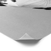 Mann spielt Fußball Poster (Ecke)