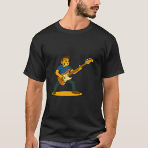 Mann spielt Jazzbass T-Shirt