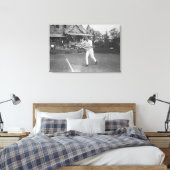 Mann spielt Tennis im Washington DC Turnier Leinwanddruck (Insitu (Schlafzimmer))