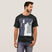 Mann spielt Violine T-Shirt (Vorne ganz)