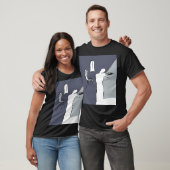 Mann spielt Violine T-Shirt (Unisex)