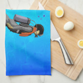 Mann-Sporttauchen Handtuch (Viertel Falte)