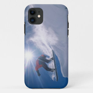 Mann springt von einer großen Cornice auf einem Sn Case-Mate iPhone Hülle