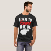 Mann T - Shirt mit Valentine Fun Sent #2. (Vorne ganz)