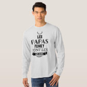 Mann-T-Shirt "Papas funky sind die besten" T-Shirt (Vorne ganz)