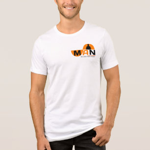 Mann Text T-Shirt Modernes Minimalistisches T-Sh Tri-Blend Shirt