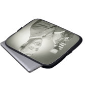 Mann-Trinken Laptopschutzhülle (Vorne Knopf)