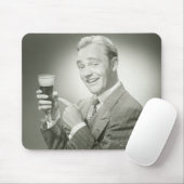 Mann-Trinken Mousepad (Mit Mouse)