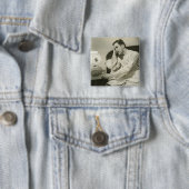 Mann trinkt Wasser Button (Beispiel)