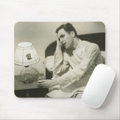 Mann trinkt Wasser Mousepad (Mit Mouse)