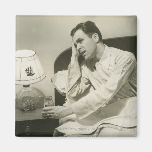 Mann-Trinkwasser Magnet