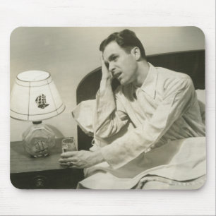 Mann-Trinkwasser Mousepad