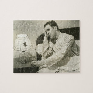 Mann-Trinkwasser Puzzle