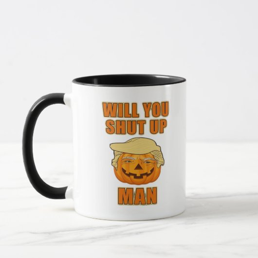 Mann, Trumpkin Halloween Tasse (Links)