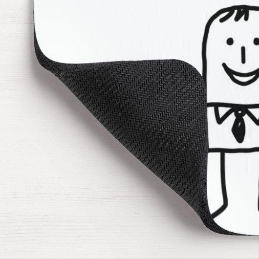 Mann u. Herz Mousepad (Ecke)