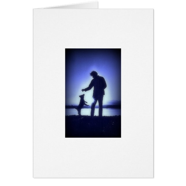 Mann u. Hund (Vorne)