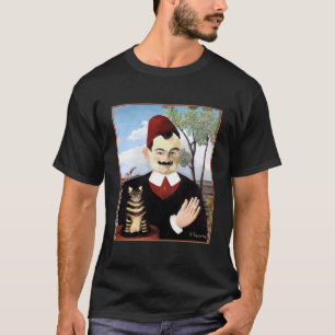"Mann u. Katze" durch Henri Rousseau T-Shirt