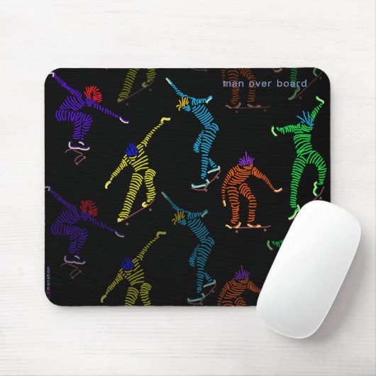 Mann über Bord Mousepad (Mit Mouse)