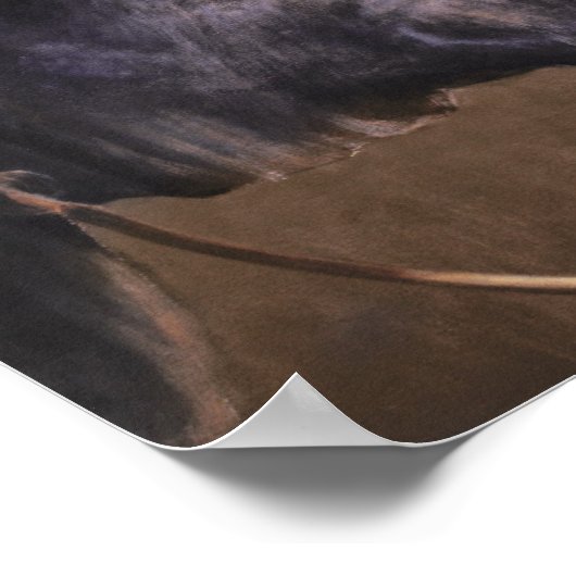 Mann und Bull Poster (Ecke)