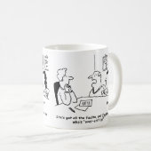 Mann und Ehefrau in der Ehe Guidance Office. Kaffeetasse (VorderseiteRechts)