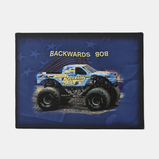 Mann-und eines Jungen LKW-Türmatte Fußmatte (Vorderseite)