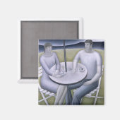 Mann und Frau 1998 Magnet (Vorderseite/Rückseite)