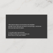 Mann und Frau arbeiten aus | QR-Code Visitenkarte (Rückseite)