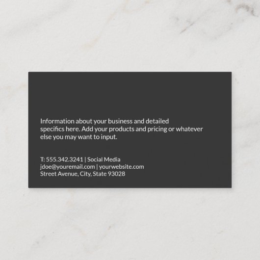 Mann und Frau arbeiten aus | QR-Code Visitenkarte (Rückseite)