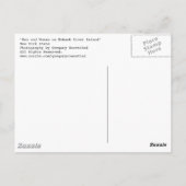 Mann und Frau auf der Insel des Mohawk Postkarte (Rückseite)