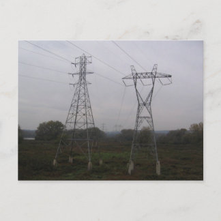 Mann und Frau auf der Insel des Mohawk Postkarte