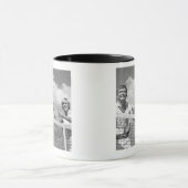 Mann und Frau, die Tennis spielen Tasse (Zentrum)