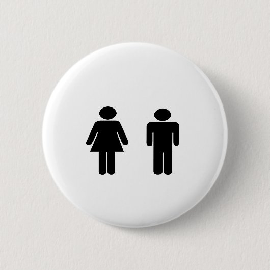 Mann-und Frauen-Einzelteile Button (Vorderseite)