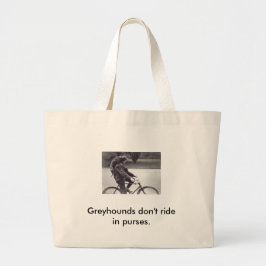 Mann und Grau auf Fahrrad in England, Jumbo Stoffbeutel