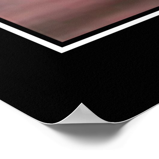 Mann und Hund Vintage Poster (Ecke)