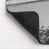 Mann und Junge beim Radfahren Mousepad (Ecke)