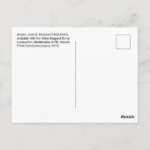 Mann und Katze Schwarz-Weiß-Postkarte Postkarte (Rückseite)