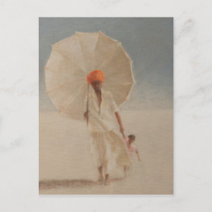 Mann und Kind I 2010 Postkarte