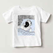 MANN UND KOSMOS BABY T-SHIRT (Vorderseite)