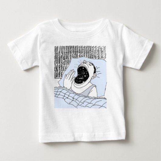 MANN UND KOSMOS BABY T-SHIRT (Vorderseite)