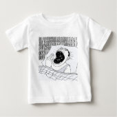 MANN UND KOSMOS BABY T-SHIRT (Vorderseite)